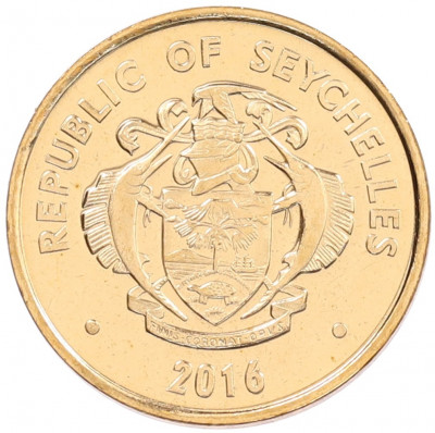 5 центов 2016 года Сейшелы