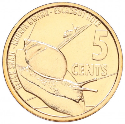 5 центов 2022 года Сейшелы