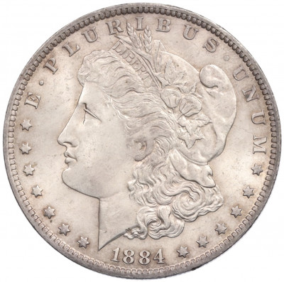 1 доллар 1884 года O США