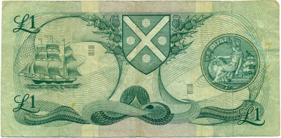 1 фунт 1976 года Великобритания (Банк Шотландии)