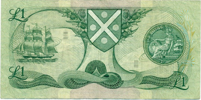 1 фунт 1981 года Великобритания (Банк Шотландии)