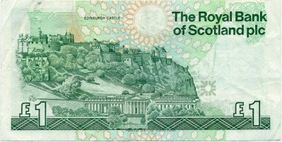 1 фунт стерлингов 1992 года Великобритания (Банк Шотландии)