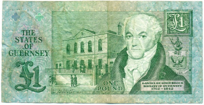 1 фунт 1991 года Гернси