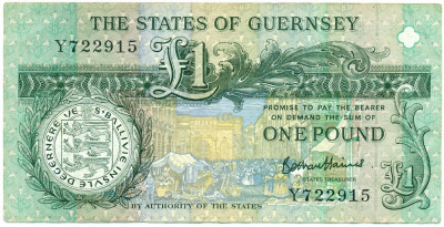 1 фунт 2016 года Гернси