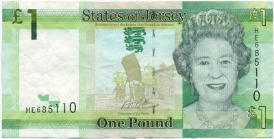 1 фунт 2018 года Джерси