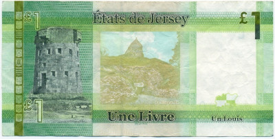 1 фунт 2018 года Джерси