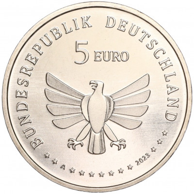 5 евро 2023 года А Германия «Чудесный мир насекомых — Семиточечная коровка»