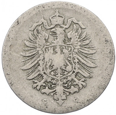 5 пфеннигов 1876 года G Германия