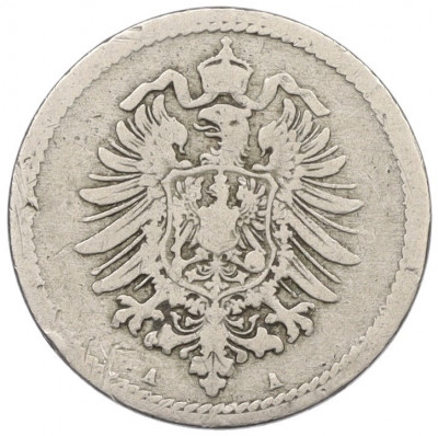 5 пфеннигов 1889 года А Германия