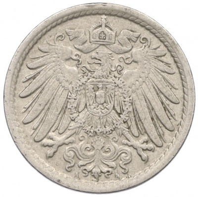 5 пфеннигов 1906 года А Германия