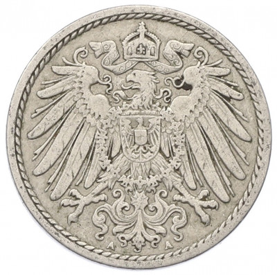 5 пфеннигов 1911 года A Германия