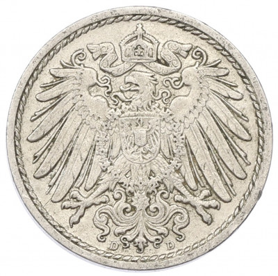 5 пфеннигов 1914 года D Германия