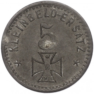 5 пфеннигов 1918 года Германия — город Вальдзее (Нотгельд)