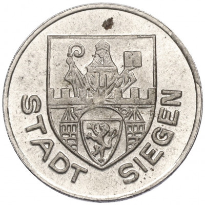 5 пфеннигов 1918 года Германия — город Зиген (Нотгельд)