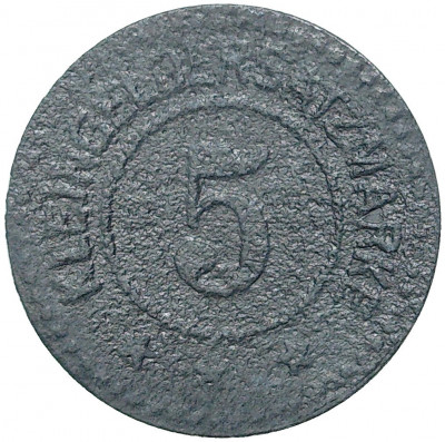 5 пфеннигов 1918 года Германия — город Ландек (Силезия) (Нотгельд)