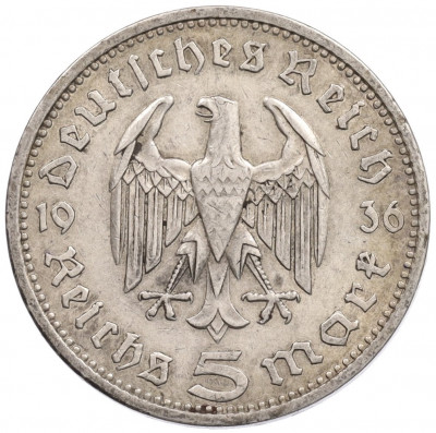 5 рейхсмарок 1936 года A Германия