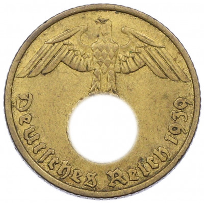 5 рейхспфеннигов 1939 года A Германия