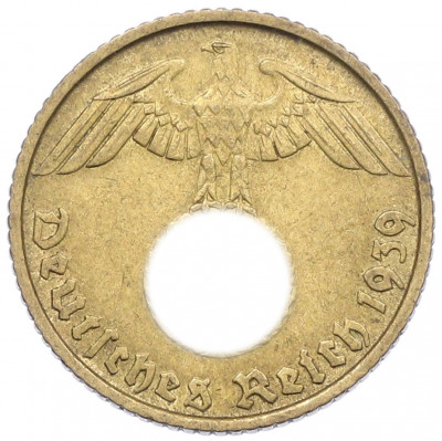 5 рейхспфеннигов 1939 года B Германия
