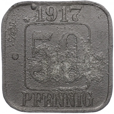 50 пфеннигов 1917 года Германия — город Рауксель (Нотгельд)