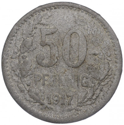 50 пфеннигов 1917 года Германия — город Унна (Нотгельд)