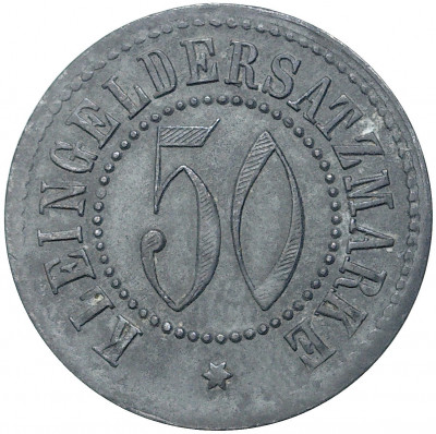 50 пфеннигов 1918 года Германия — город Вайда (Нотгельд)