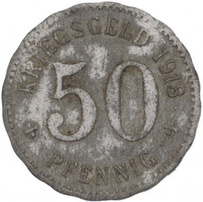 50 пфеннигов 1918 года Германия — город Хаген (Нотгельд)
