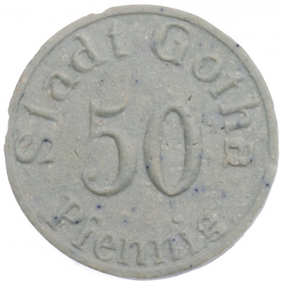 50 пфеннигов 1920 года Германия — город Гота (Нотгельд)