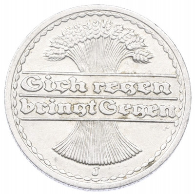 50 пфеннигов 1921 года J Германия