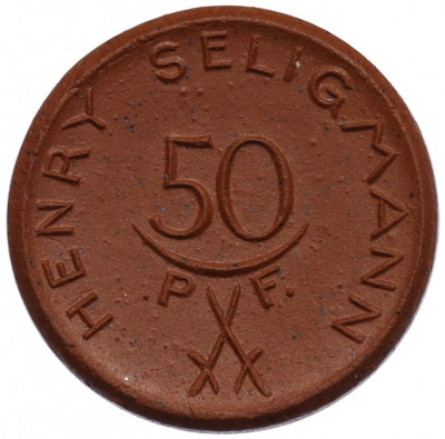 50 пфеннигов 1921 года Германия — город Ганновер (Нотгельд)