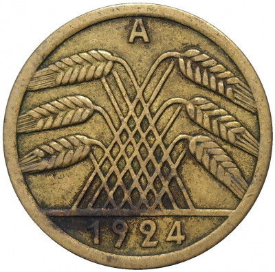 50 рентенпфеннигов 1924 года А Германия