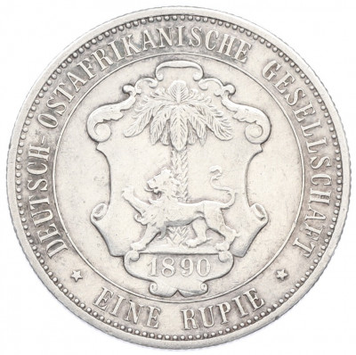 1 рупия 1890 года Германская Восточная Африка