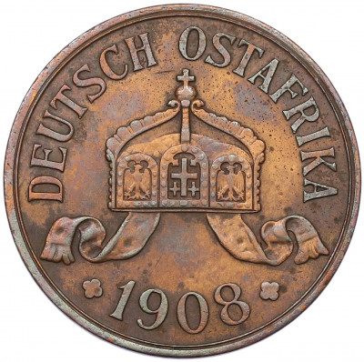 5 геллеров 1908 года Германская Восточная Африка