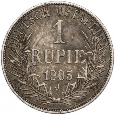 1 рупия 1905 года J Германская Восточная Африка