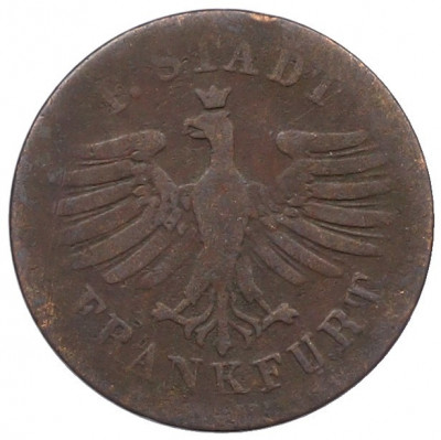 1 геллер 1847 года Франкфурт
