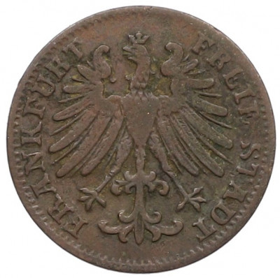 1 геллер 1856 года Франкфурт