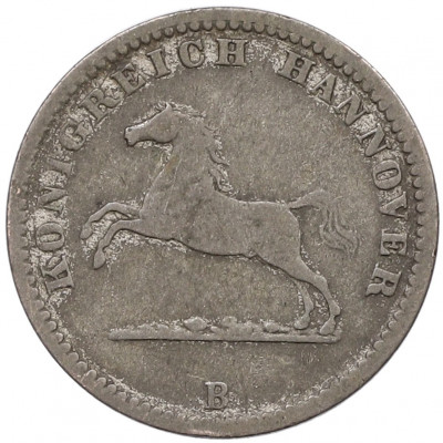 1 грош 1862 года Ганновер