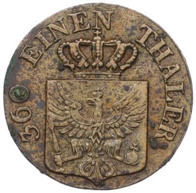 1 пфенниг 1840 года А Пруссия