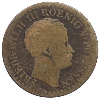 1 серебряный грош 1827 года D Пруссия