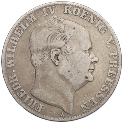 1 союзный талер 1859 года А Пруссия