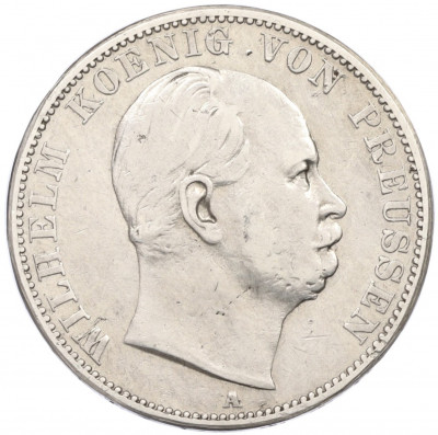 1 союзный талер 1866 года A Пруссия