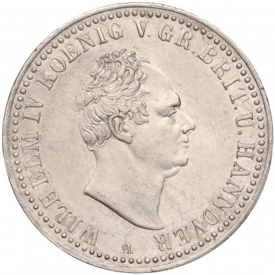 1 талер 1836 года Ганновер
