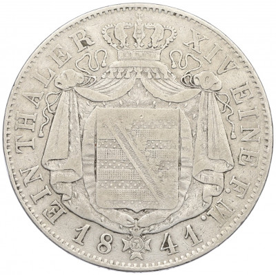 1 талер 1841 года Саксония