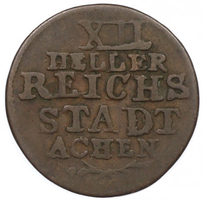 12 геллер 1791 года Ахен