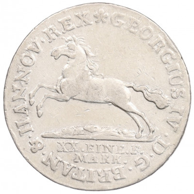 16 грошей 1820 года Ганновер (Георг IV)