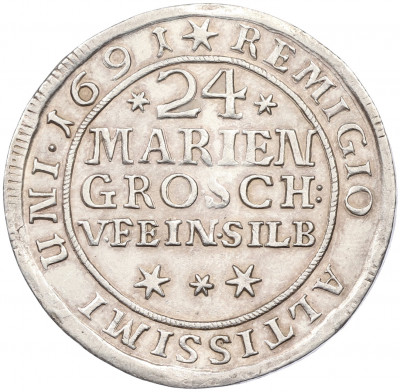 24 мариенгроша 1691 года Брауншвейг-Вольфенбюттель