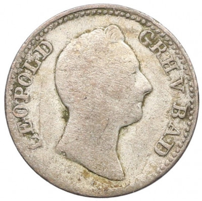 3 крейцера 1834 года Баден