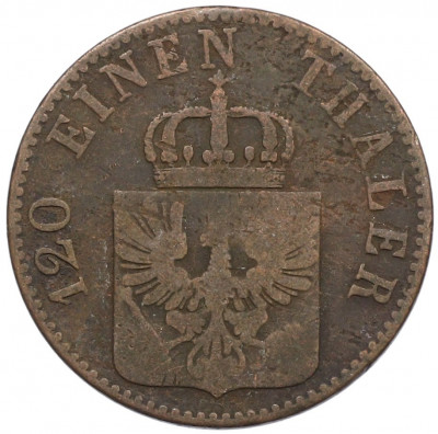 3 пфеннига 1852 года A Пруссия