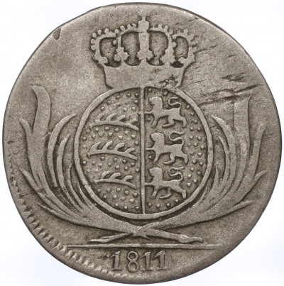 6 крейцеров 1811 года Вюртемберг