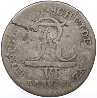 6 крейцеров 1811 года Вюртемберг