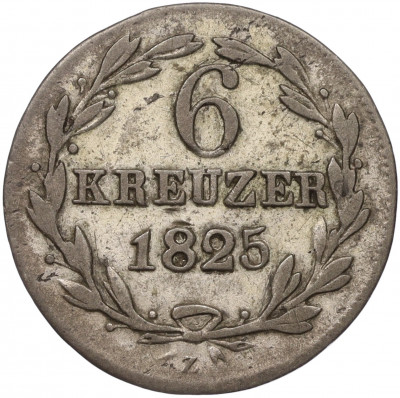 6 крейцеров 1825 года Нассау